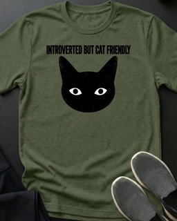 Cat Friendly Tee Gift For Cat Lover