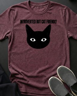 Cat Friendly Tee Gift For Cat Lover