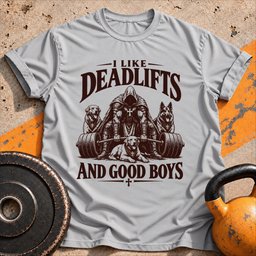 Deadlifts And Good Boys T Shirt Gift For Fitness Lover