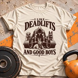 Deadlifts And Good Boys T Shirt Gift For Fitness Lover