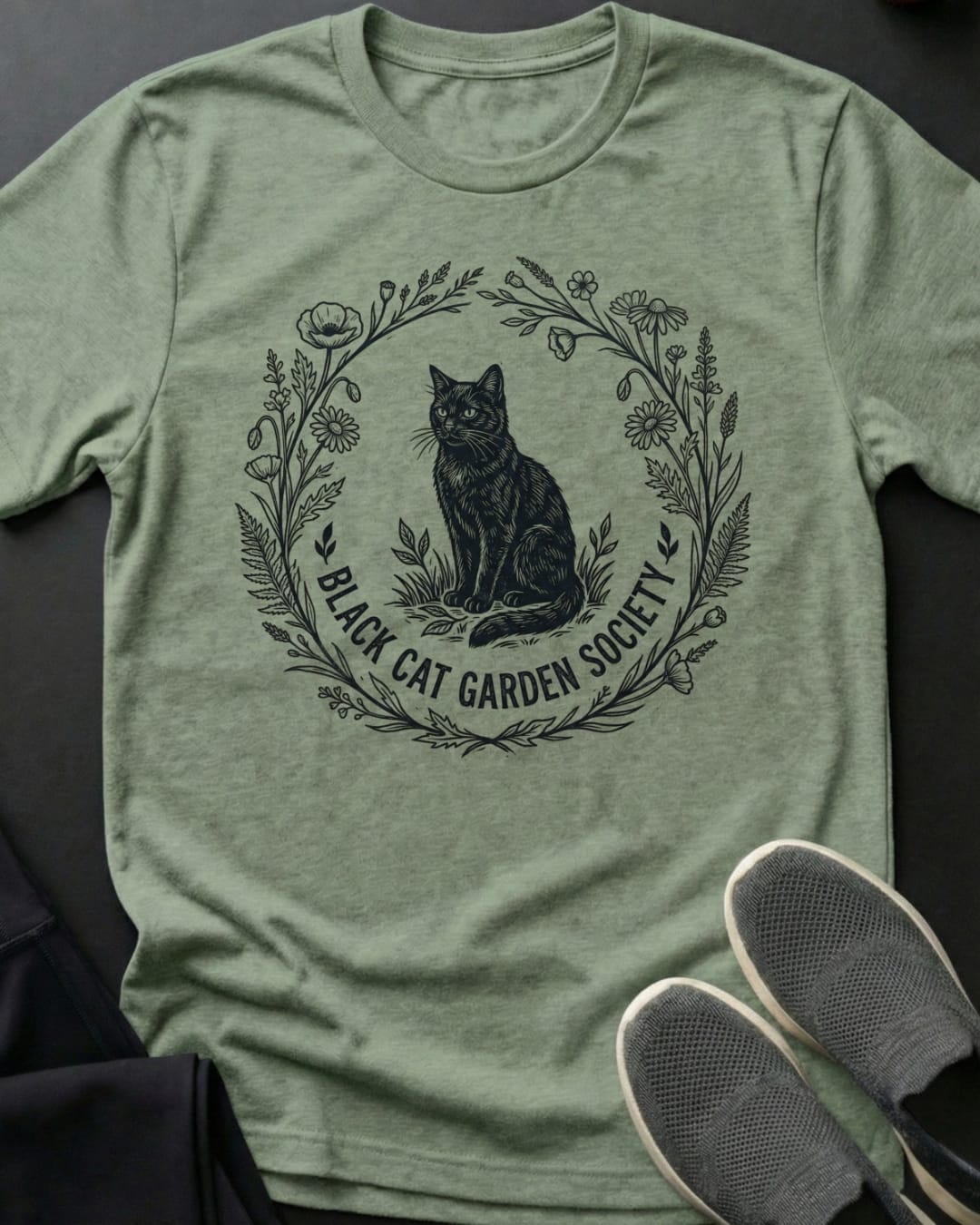 Bc Garden Society Tee Gift For Cat Lover