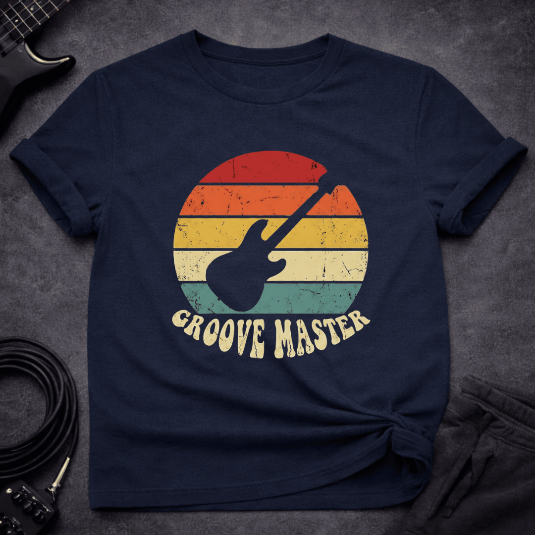 Groove Master T Shirt Gift For Bass Player