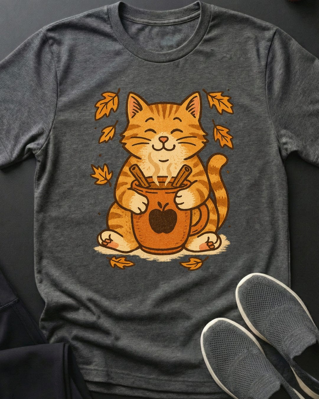 Apple Cider Kitty Tee Gift For Cat Lover