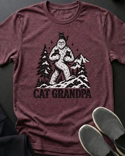 Cat Grandpa Tee Gift For Grandpa