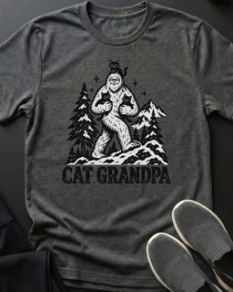 Cat Grandpa Tee Gift For Grandpa