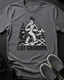 Cat Grandpa Tee Gift For Grandpa