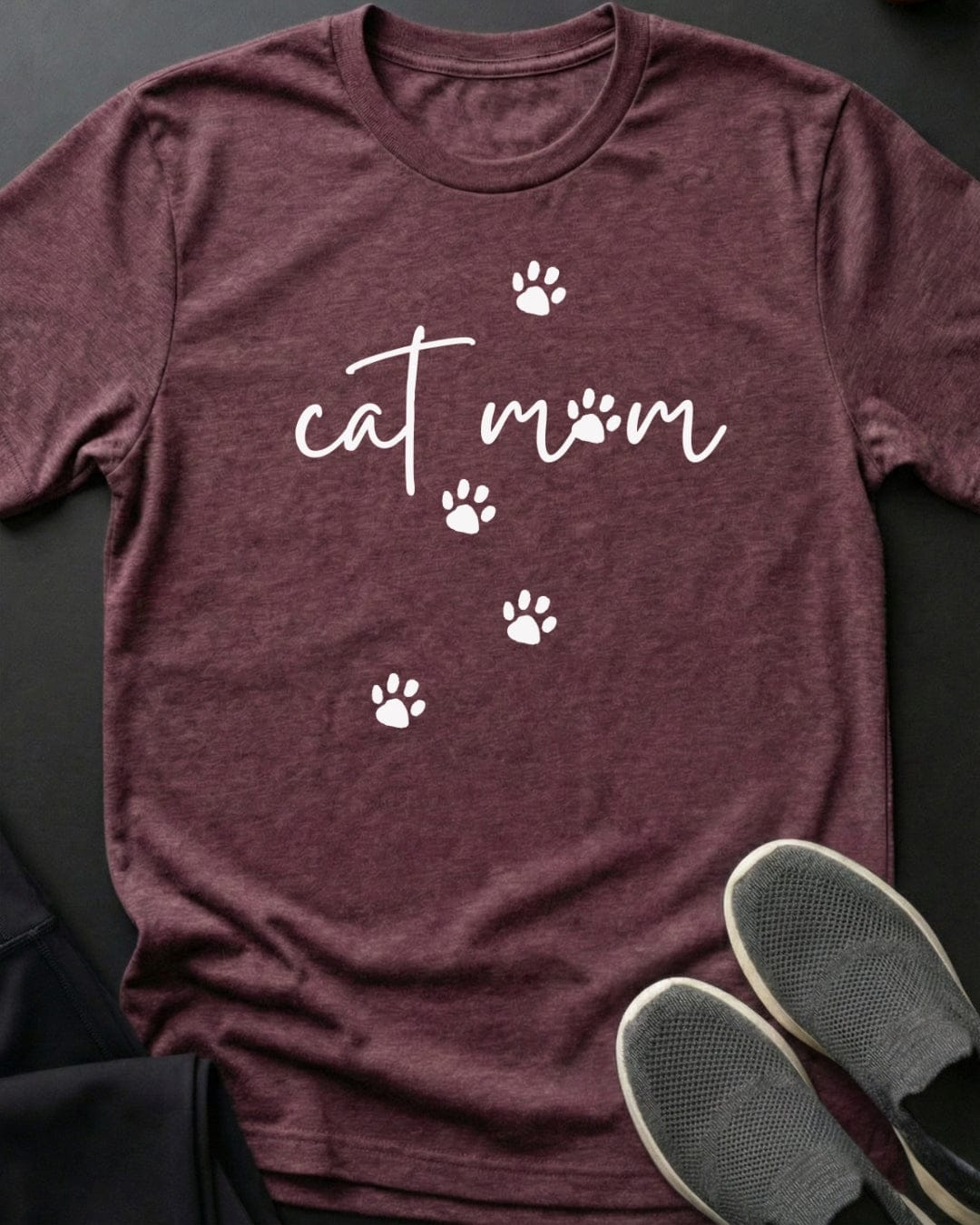 Cat Mom Tee Gift For Mom
