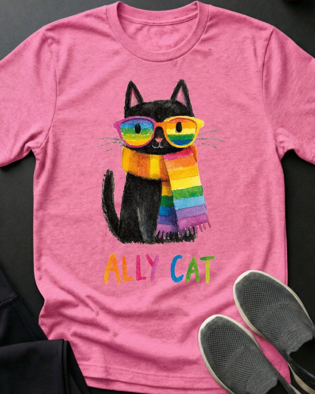 Ally Cat Tee Gift For Cat Lover