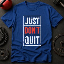 Just Dont Quit T Shirt Gift For Fitness Lover