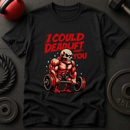 I Could Deadlift You T Shirt Gift For Fitness Lover