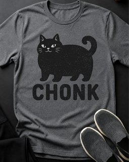 Chonk Tee Gift For Cat Lover