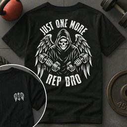 Just One More Rep Bro T Shirt Gift For Fitness Lover