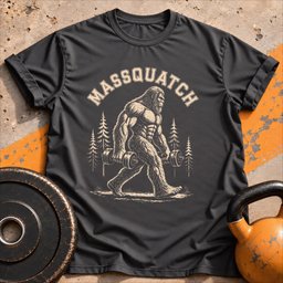 Massquatch T Shirt Gift For Fitness Lover