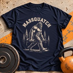 Massquatch T Shirt Gift For Fitness Lover