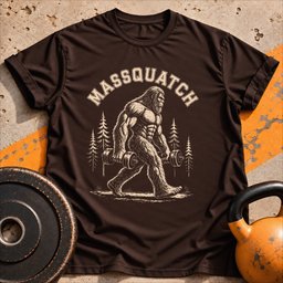 Massquatch T Shirt Gift For Fitness Lover