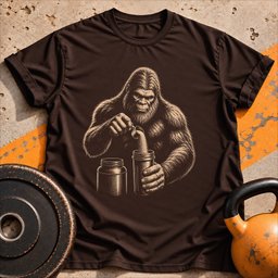 Bigfoot Gains T Shirt Gift For Fitness Lover