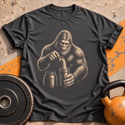 Bigfoot Gains T Shirt Gift For Fitness Lover