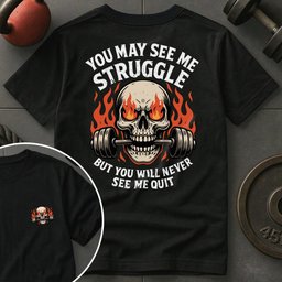 You May See Me Strug T Shirt Gift For Fitness Lover