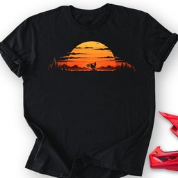 Sunset Wheelie T Shirt Gift For Offroad Enthusiast