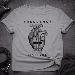 Frequency Matters T Shirt Gift For Bass Player