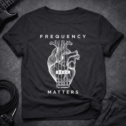 Frequency Matters T Shirt Gift For Bass Player