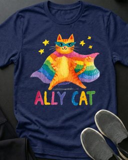 Ally Cat Tabby Tee Gift For Cat Lover