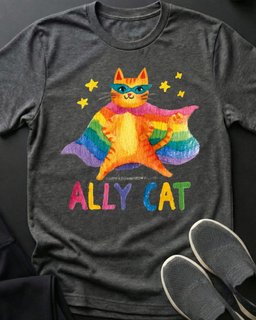 Ally Cat Tabby Tee Gift For Cat Lover