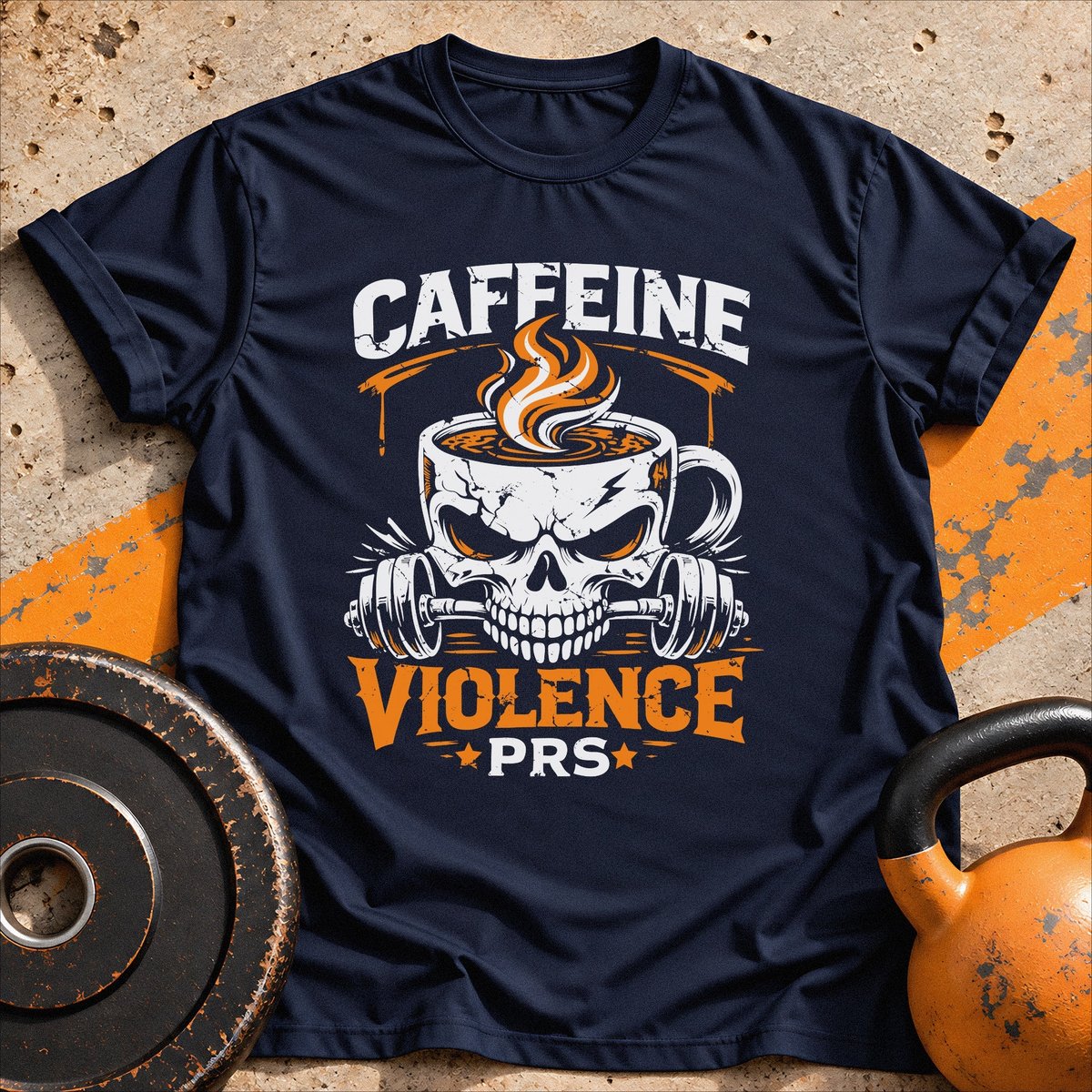 Caffeine Violence Prs T Shirt Gift For Fitness Lover