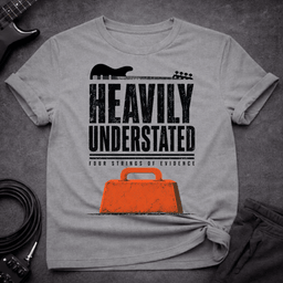 Heavily Understated T Shirt Gift For Bass Player