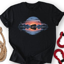 Winter Sunrise T Shirt Gift For Offroad Enthusiast