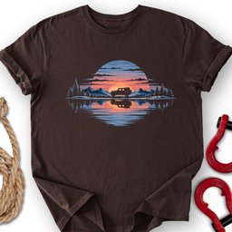 Winter Sunrise T Shirt Gift For Offroad Enthusiast