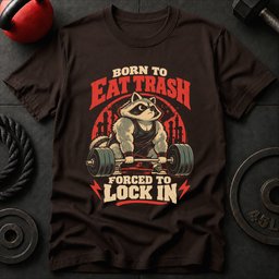 Born To Eat Trash T Shirt Gift For Fitness Lover