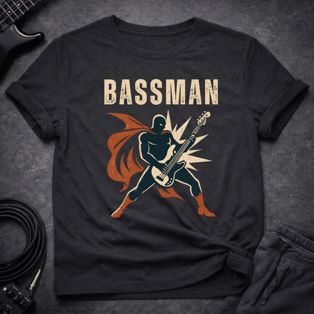 Bassman T Shirt Gift For Bass Player