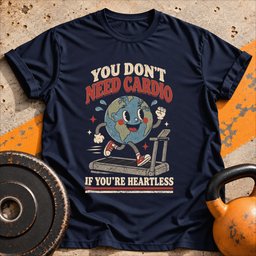 Heartless Cardio T Shirt Gift For Fitness Lover