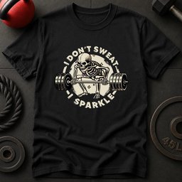 I Dont Sweat I Sparkle T Shirt Gift For Fitness Lover