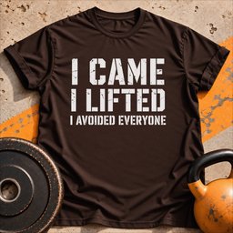 I Came I Lifted T Shirt Gift For Fitness Lover