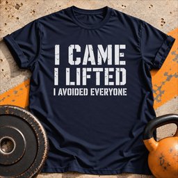 I Came I Lifted T Shirt Gift For Fitness Lover