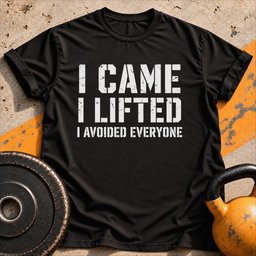 I Came I Lifted T Shirt Gift For Fitness Lover