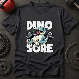 Dino Sore Trex T Shirt Gift For Fitness Lover