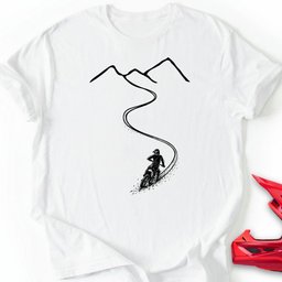Uphill Bike T Shirt Gift For Offroad Enthusiast