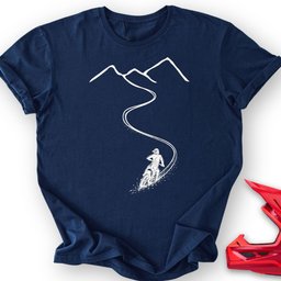 Uphill Bike T Shirt Gift For Offroad Enthusiast