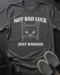Badass Tee Gift For Cat Lover