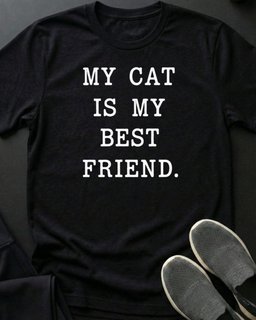 Best Friend Tee Gift For Cat Lover