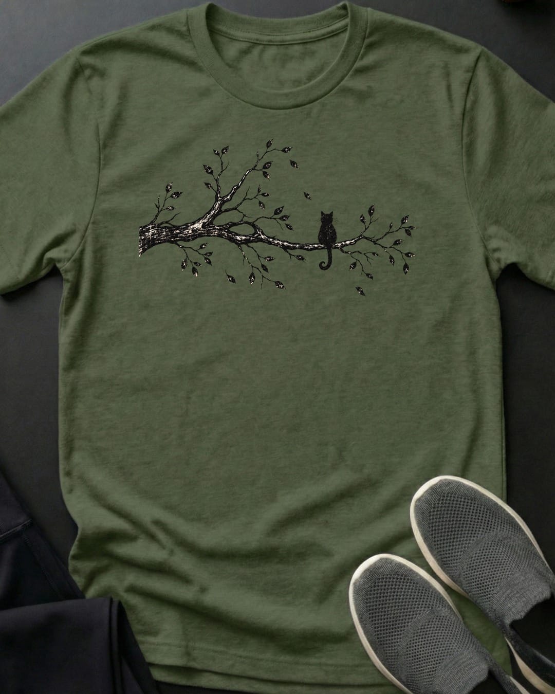 Bird Watcher Tee Gift For Cat Lover