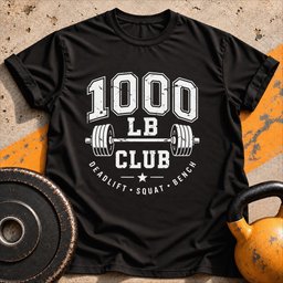 1000 Lb Club T Shirt Gift For Fitness Lover