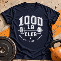 1000 Lb Club T Shirt Gift For Fitness Lover