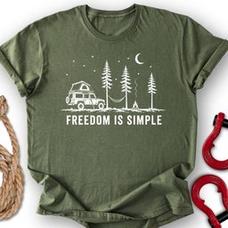 Simple Freedom T Shirt Gift For Offroad Enthusiast