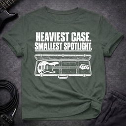 Heaviest Case T Shirt Gift For Bass Player