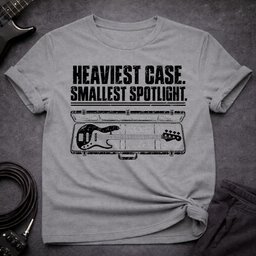 Heaviest Case T Shirt Gift For Bass Player