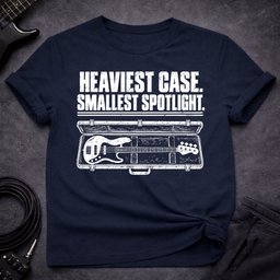 Heaviest Case T Shirt Gift For Bass Player